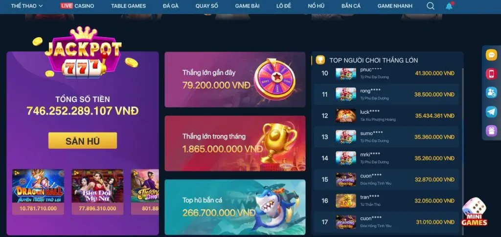 Tổng hợp các trò chơi phổ biến tại bet 69 vn