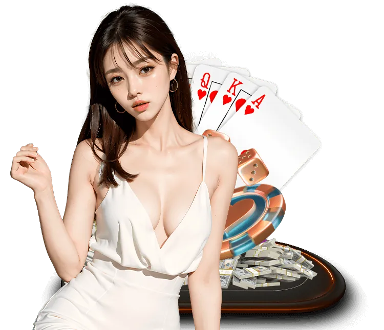 Bàn chơi Baccarat với các lá bài và điểm số